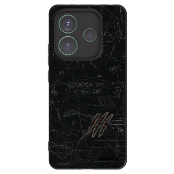 Picasee silikónový čierny obal pre Xiaomi Redmi Note 14 5G - SCRATCH