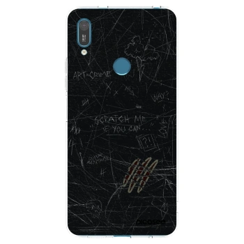 Picasee silikónový prehľadný obal pre Huawei Y7 2019 - SCRATCH