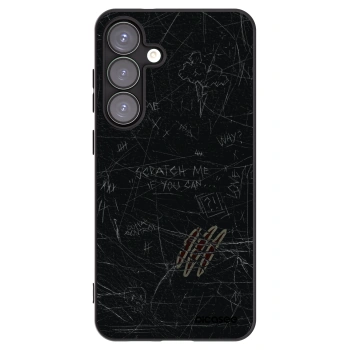 Picasee silikónový čierny obal pre Samsung Galaxy S25+ 5G - SCRATCH