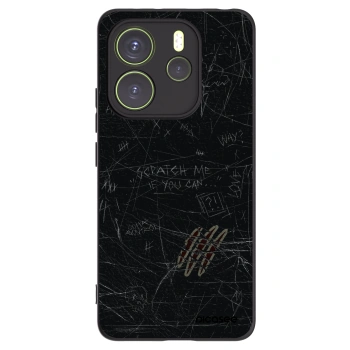 Picasee silikónový čierny obal pre Xiaomi Redmi Note 14 4G - SCRATCH