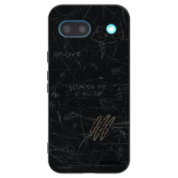 Picasee silikónový čierny obal pre Google Pixel 8a - SCRATCH