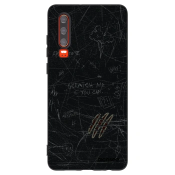 Picasee silikónový čierny obal pre Huawei P30 - SCRATCH