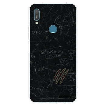 Picasee silikónový prehľadný obal pre Huawei Y6 2019 - SCRATCH