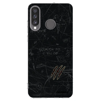 Picasee silikónový prehľadný obal pre Huawei P30 Lite - SCRATCH