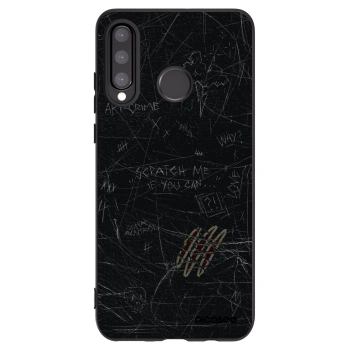 Picasee silikónový čierny obal pre Huawei P30 Lite - SCRATCH