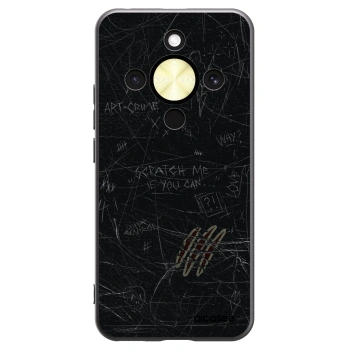 Picasee silikónový čierny obal pre Honor Magic8 Lite 5G - SCRATCH
