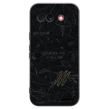 Picasee silikónový čierny obal pre Google Pixel 10a - SCRATCH