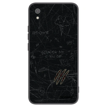 Picasee silikónový čierny obal pre Xiaomi Redmi 7A - SCRATCH
