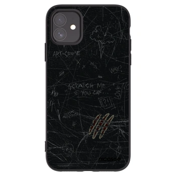 Picasee silikónový čierny obal pre Apple iPhone 11 - SCRATCH