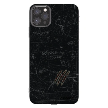 Picasee silikónový prehľadný obal pre Apple iPhone 11 Pro Max - SCRATCH