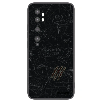 Picasee silikónový čierny obal pre Xiaomi Mi Note 10 (Pro) - SCRATCH