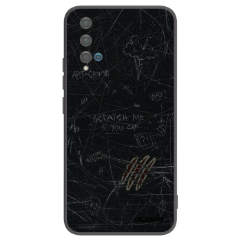 Picasee silikónový čierny obal pre Huawei Nova 5T - SCRATCH