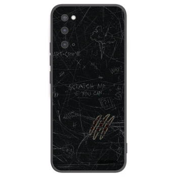 Picasee silikónový čierny obal pre Samsung Galaxy S20 G980F - SCRATCH