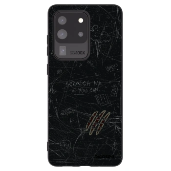 Picasee silikónový čierny obal pre Samsung Galaxy S20 Ultra 5G G988F - SCRATCH