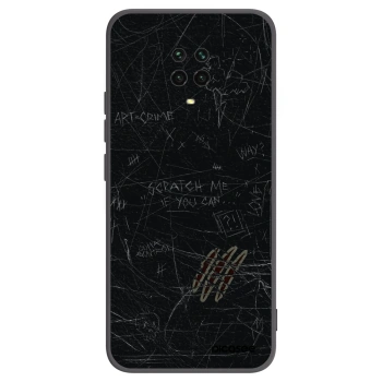 Picasee silikónový čierny obal pre Xiaomi Redmi Note 9 Pro - SCRATCH