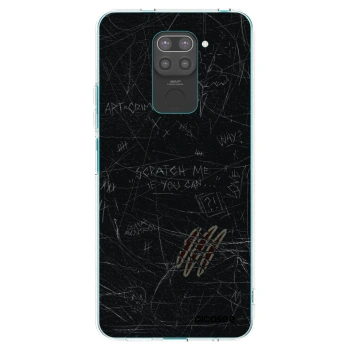 Picasee silikónový čierny obal pre Xiaomi Redmi Note 9 - SCRATCH