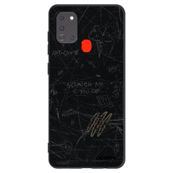 Picasee silikónový čierny obal pre Samsung Galaxy A21s - SCRATCH