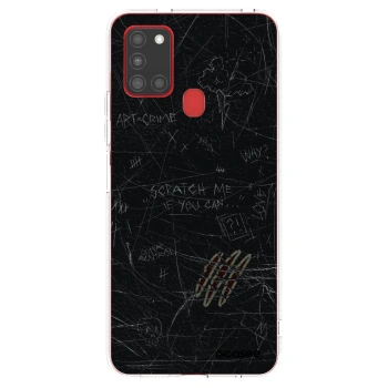 Picasee silikónový prehľadný obal pre Samsung Galaxy A21s - SCRATCH