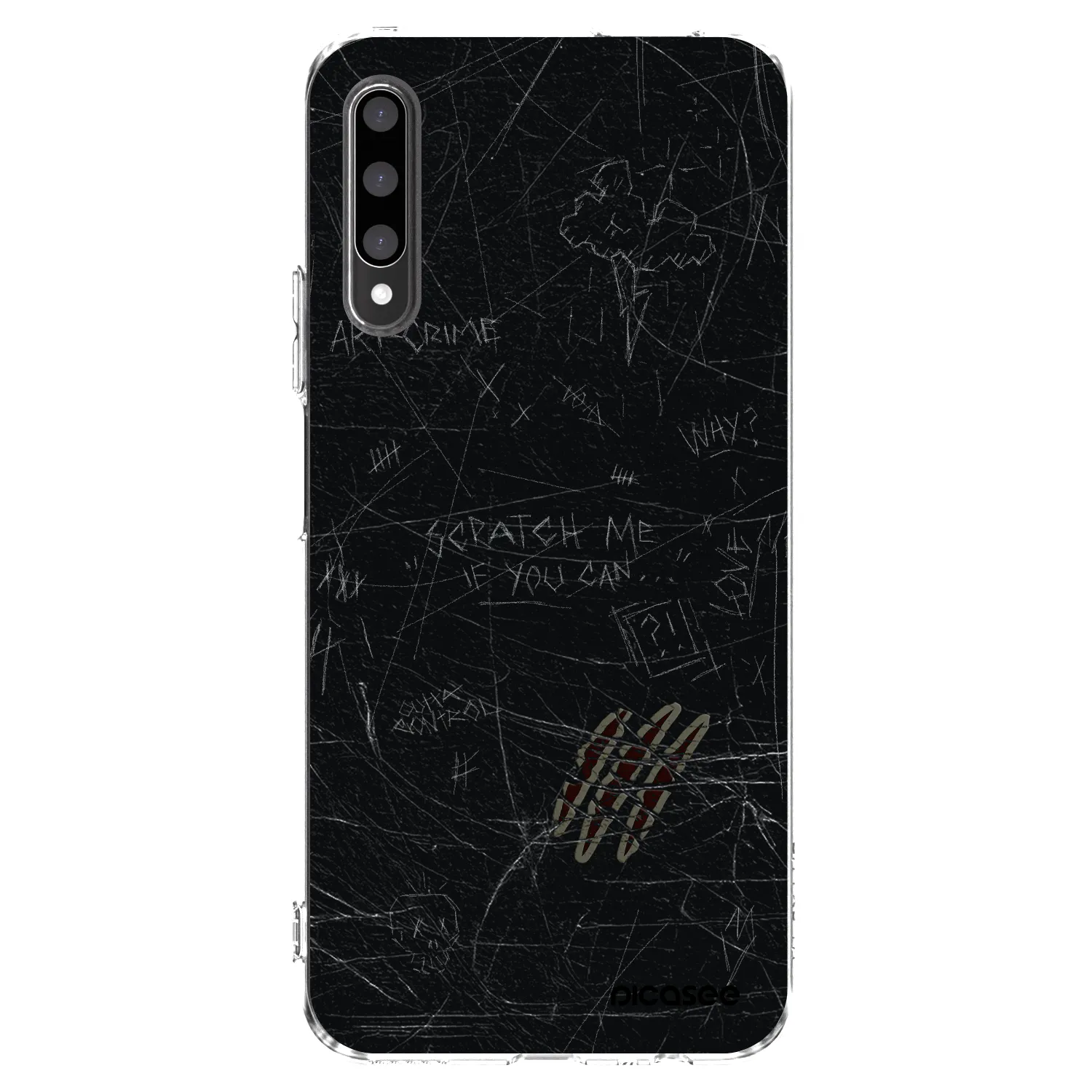 Picasee silikónový prehľadný obal pre Honor 9X Pro - SCRATCH