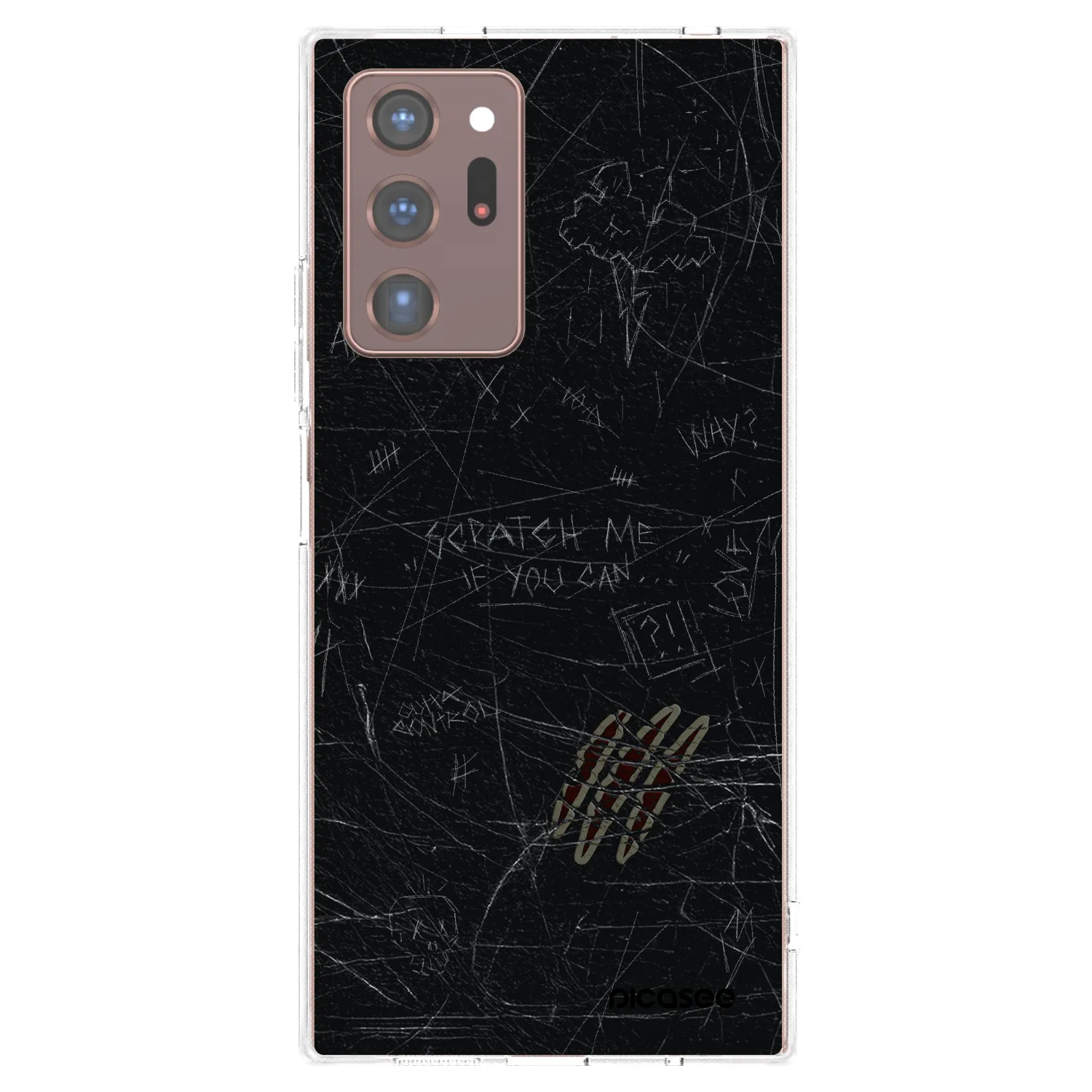 Picasee silikónový prehľadný obal pre Samsung Galaxy Note 20 Ultra - SCRATCH