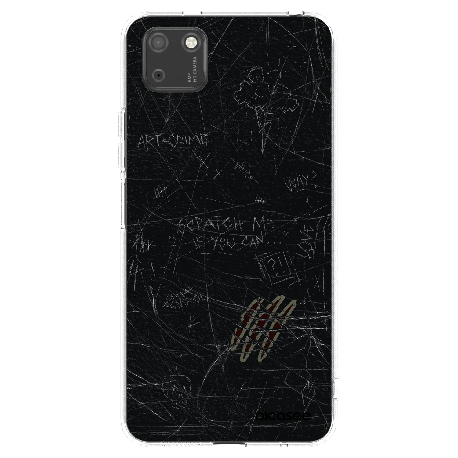 Picasee silikónový prehľadný obal pre Huawei Y5P - SCRATCH