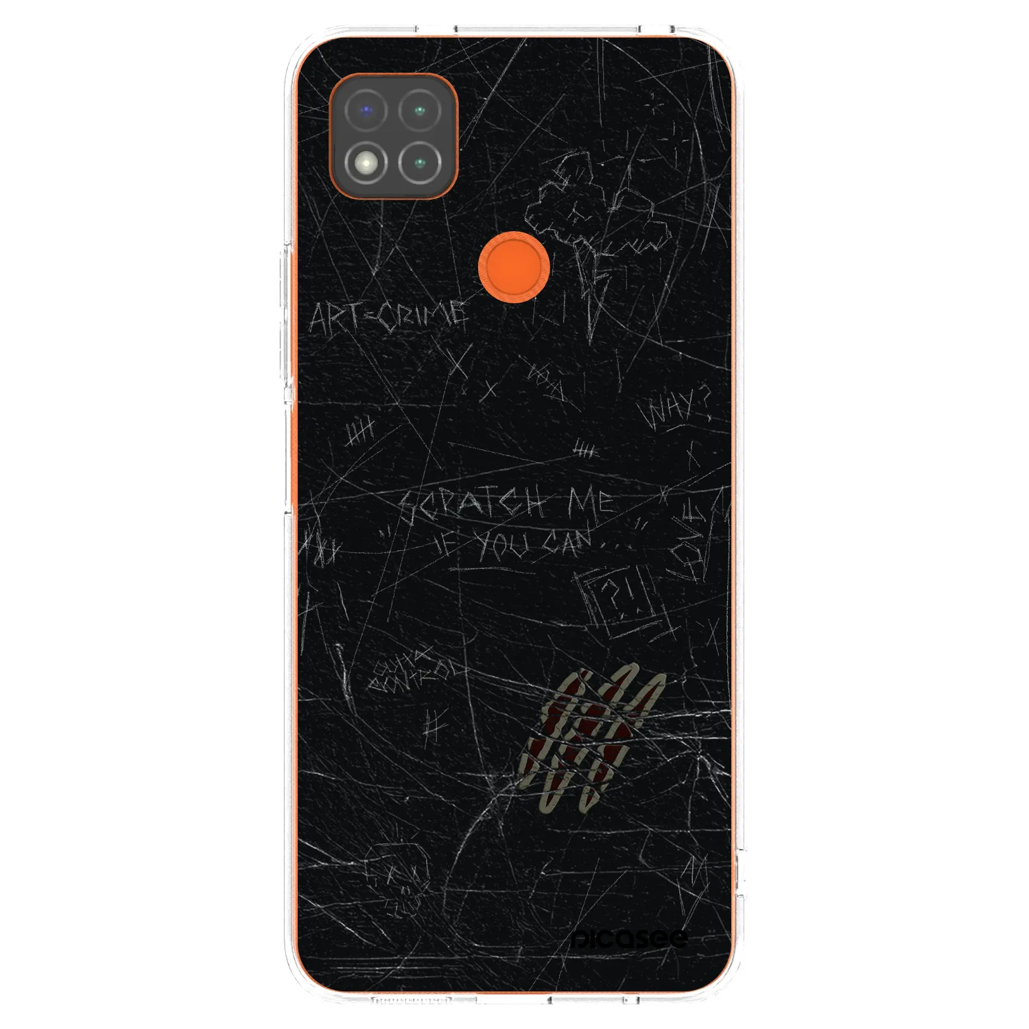 Picasee silikónový prehľadný obal pre Xiaomi Redmi 9C - SCRATCH