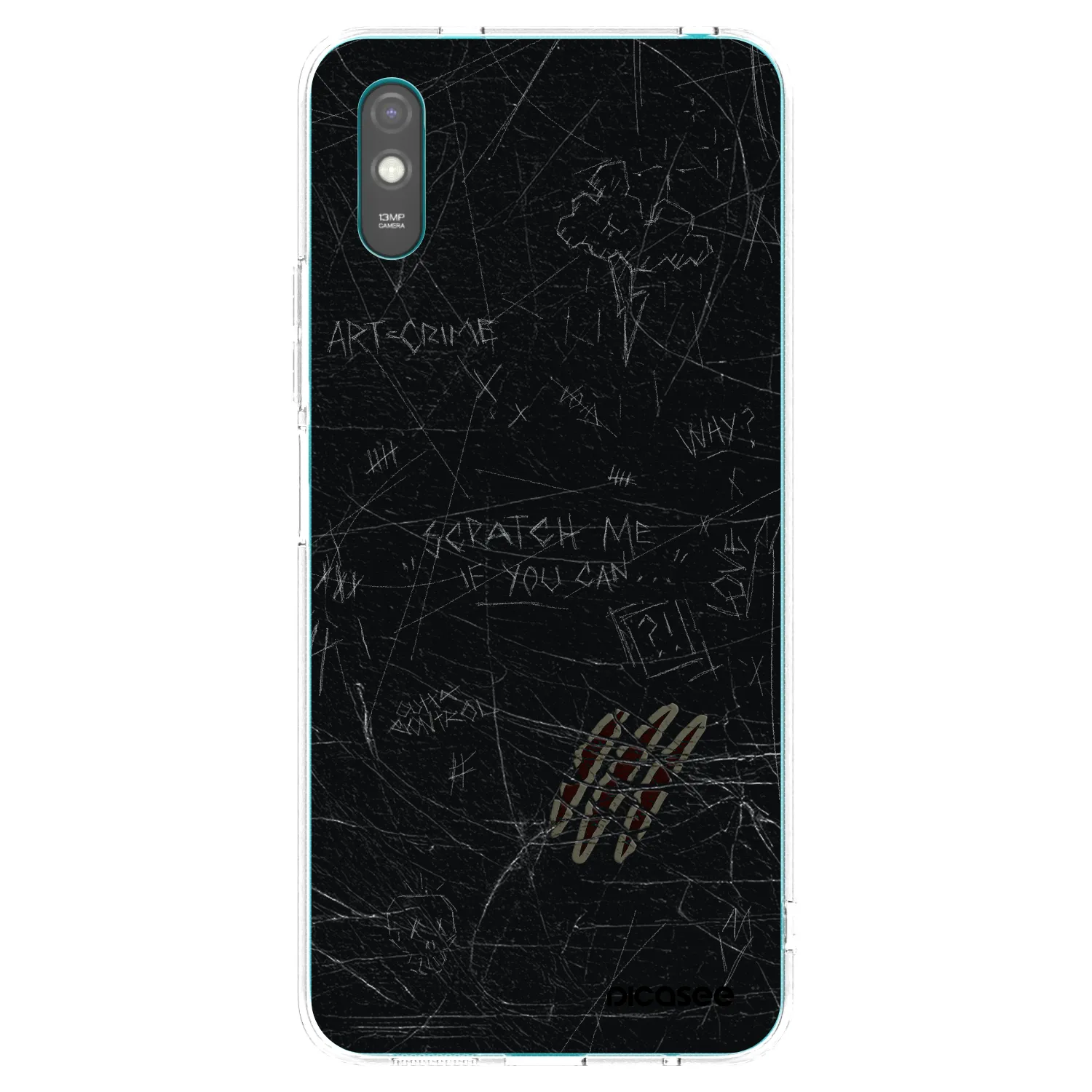 Picasee silikónový prehľadný obal pre Xiaomi Redmi 9A - SCRATCH