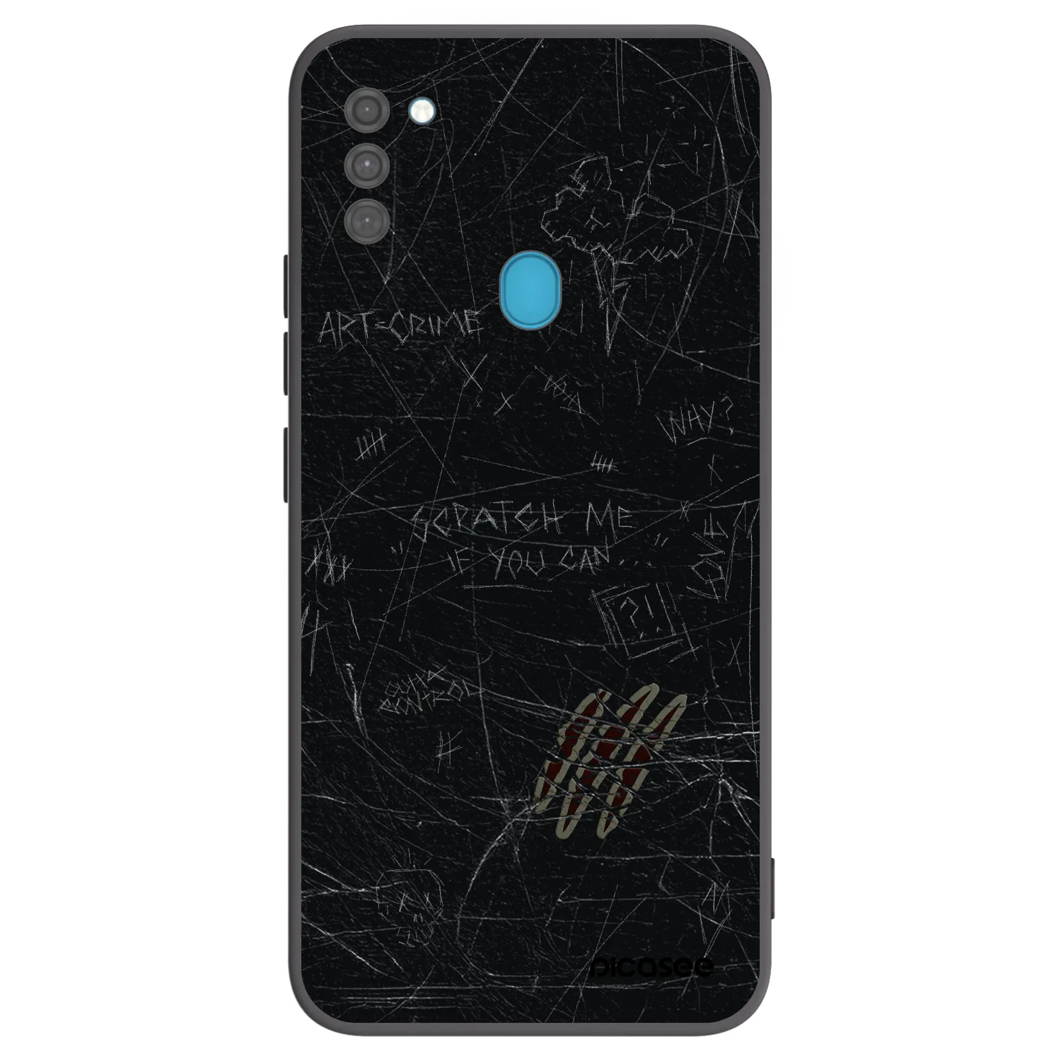 Picasee silikónový čierny obal pre Samsung Galaxy M11 - SCRATCH