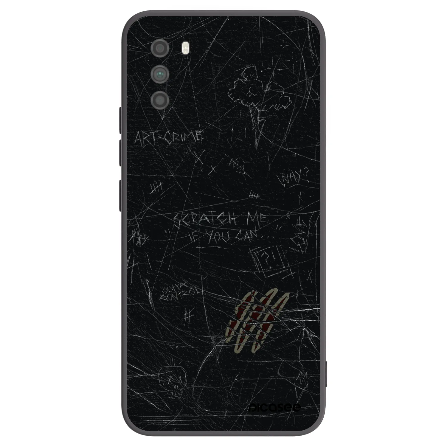 Picasee silikónový čierny obal pre Xiaomi Poco M3 - SCRATCH
