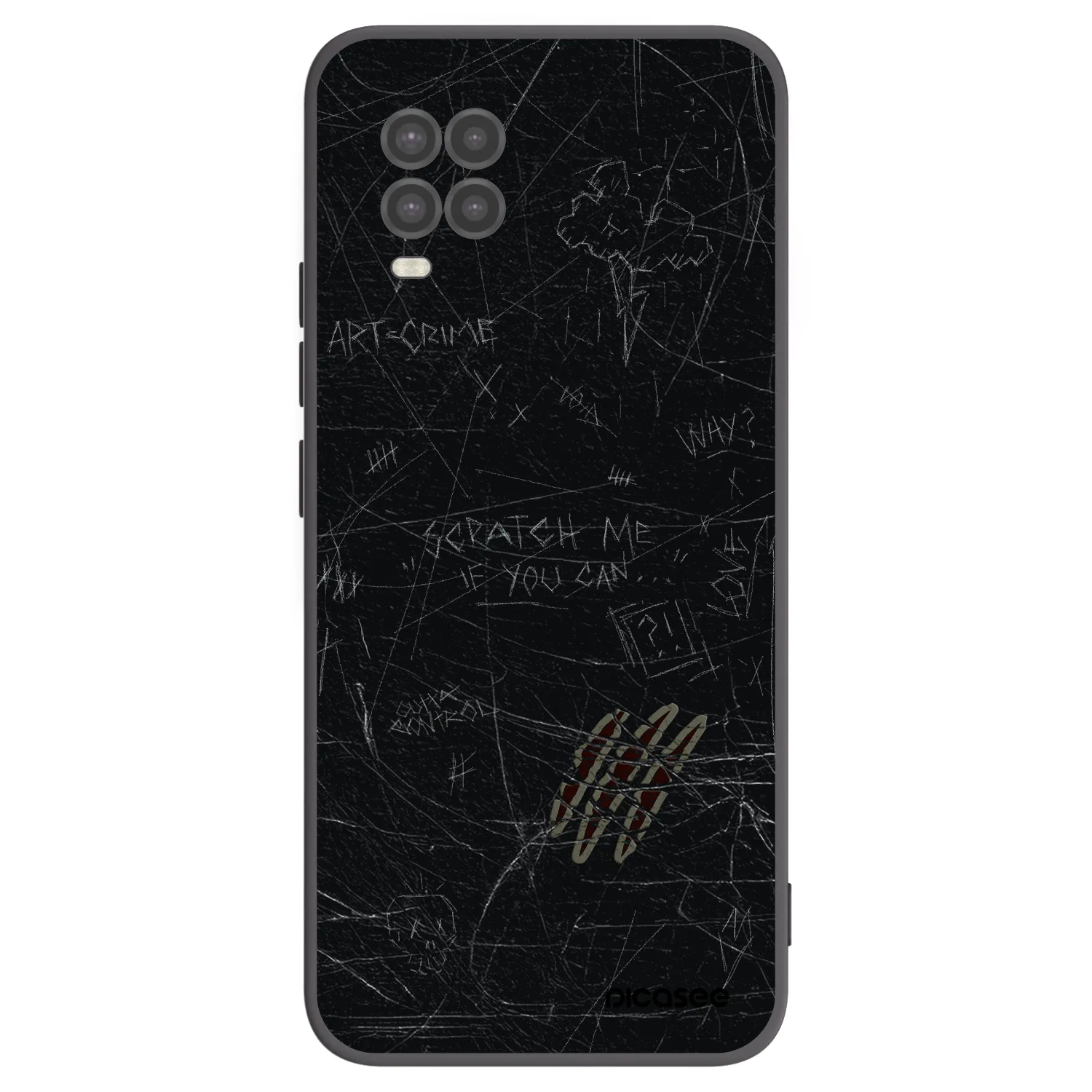 Picasee silikónový čierny obal pre Xiaomi Mi 10 Lite - SCRATCH