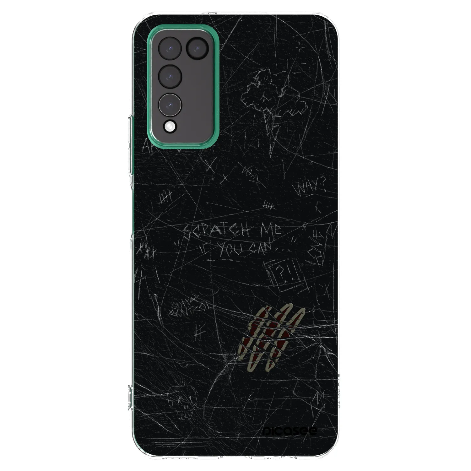 Picasee silikónový prehľadný obal pre Honor 10X Lite - SCRATCH