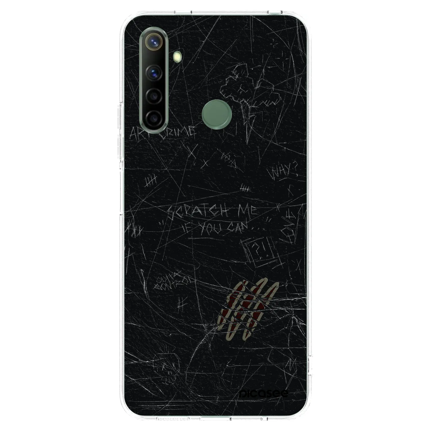 Picasee silikónový prehľadný obal pre Realme 6i - SCRATCH
