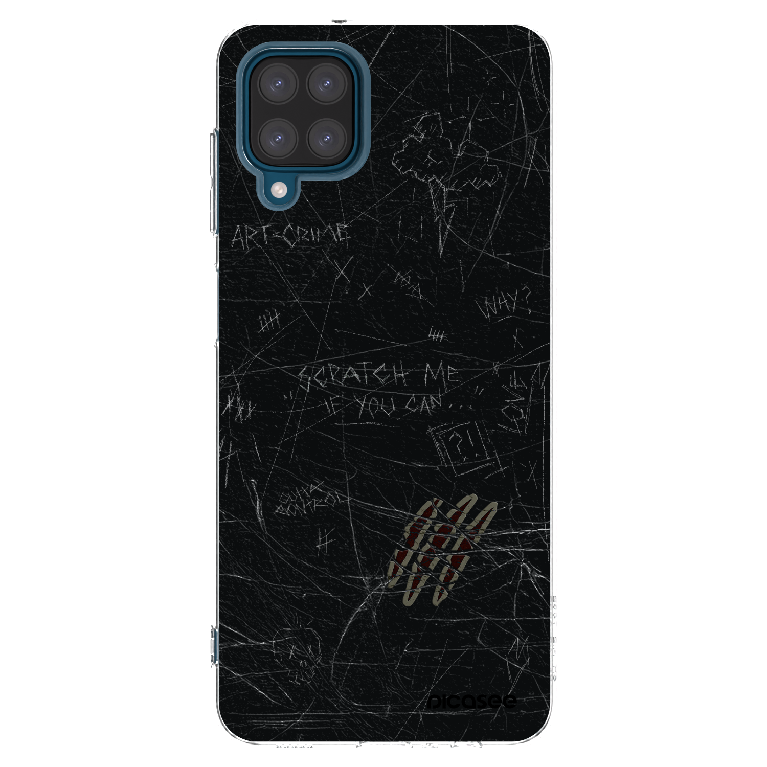 Picasee silikónový prehľadný obal pre Samsung Galaxy A12 A125F - SCRATCH