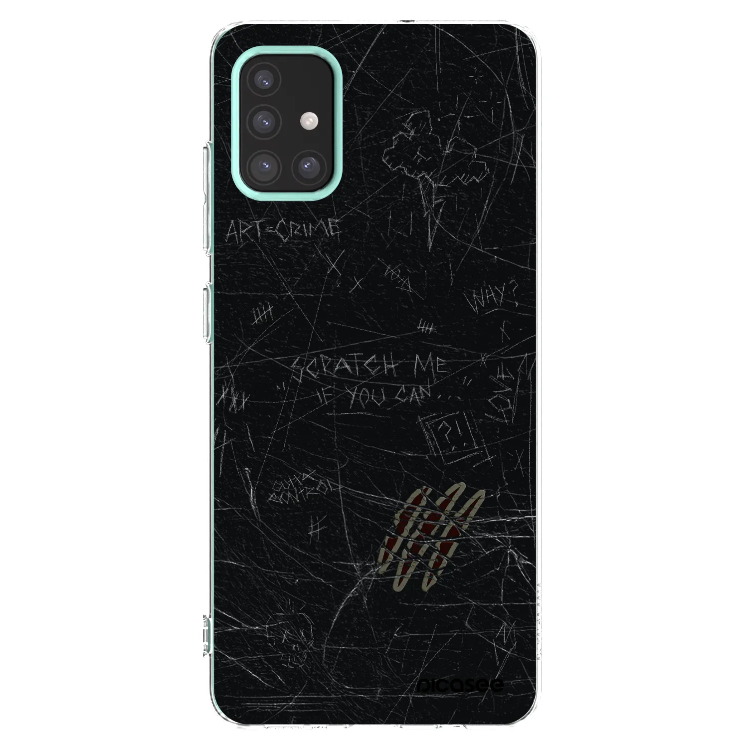 Picasee silikónový prehľadný obal pre Samsung Galaxy M31s - SCRATCH