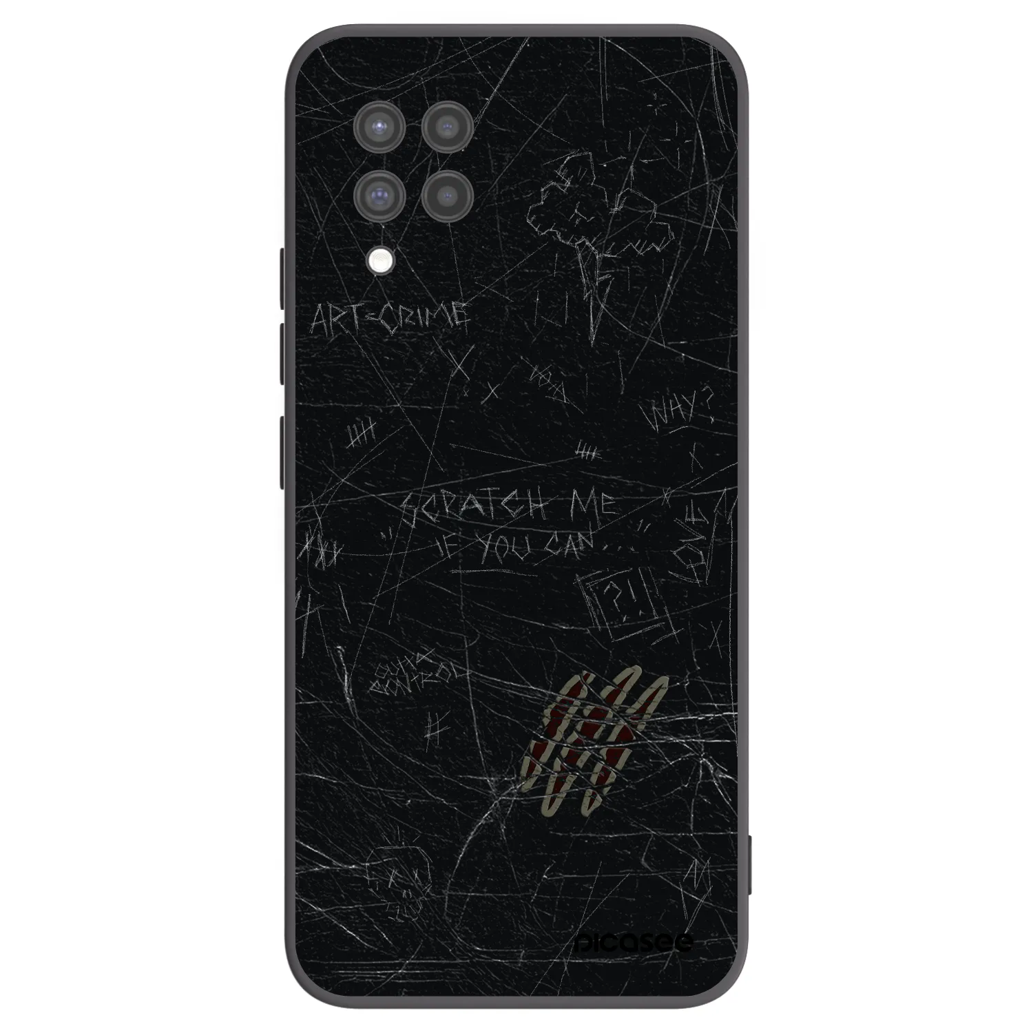 Picasee silikónový čierny obal pre Samsung Galaxy A42 A426B - SCRATCH