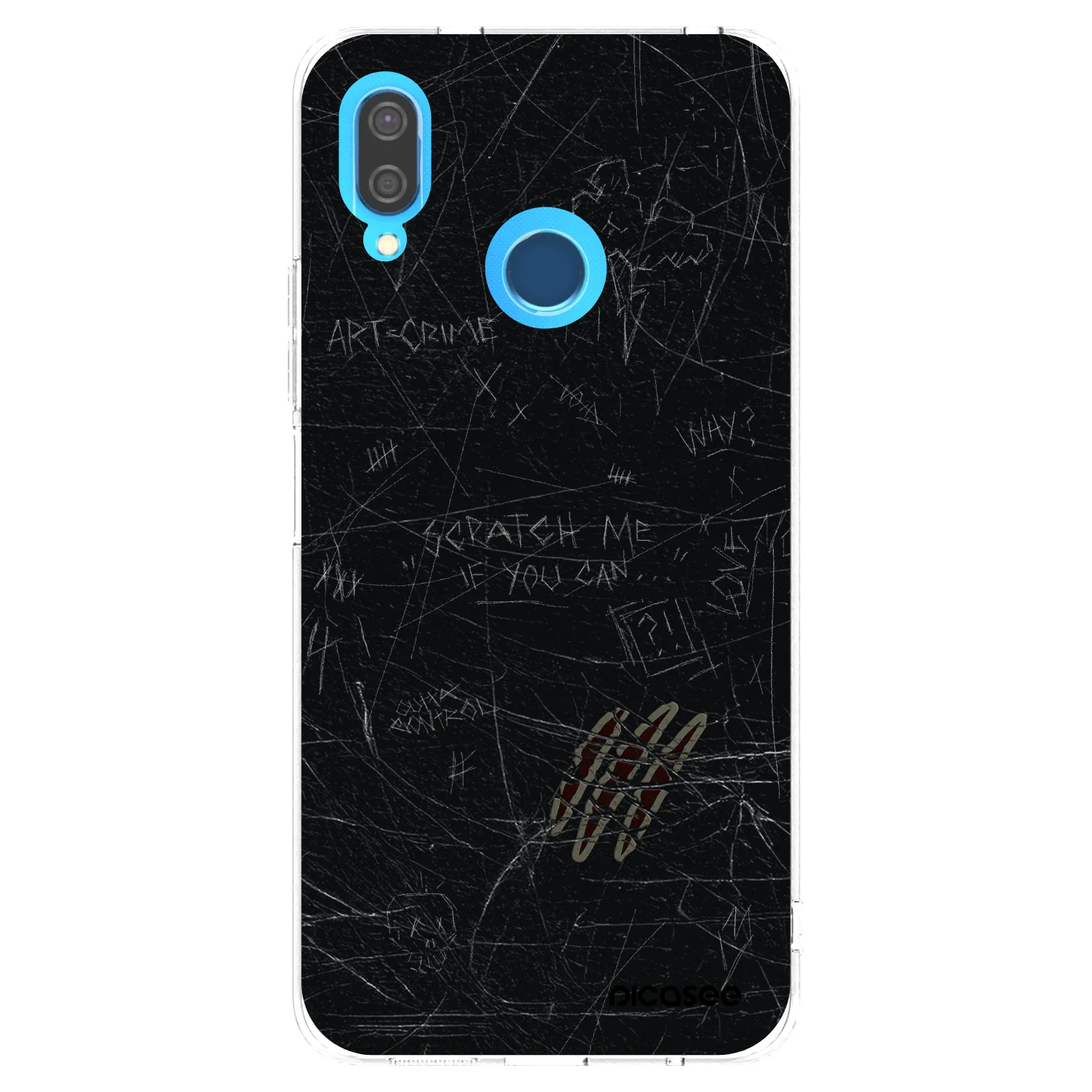 Picasee silikónový prehľadný obal pre Huawei P20 Lite - SCRATCH