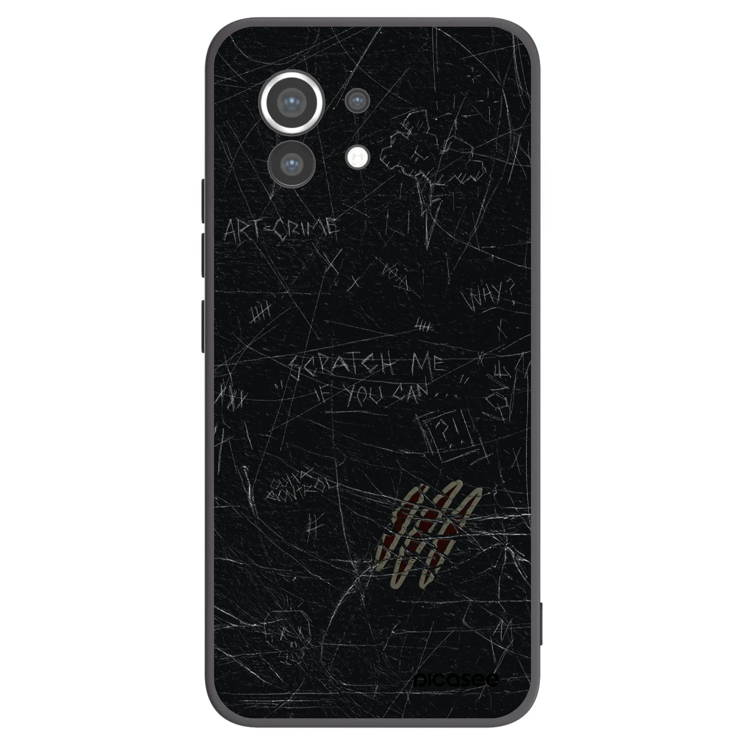 Picasee silikónový čierny obal pre Xiaomi Mi 11 - SCRATCH