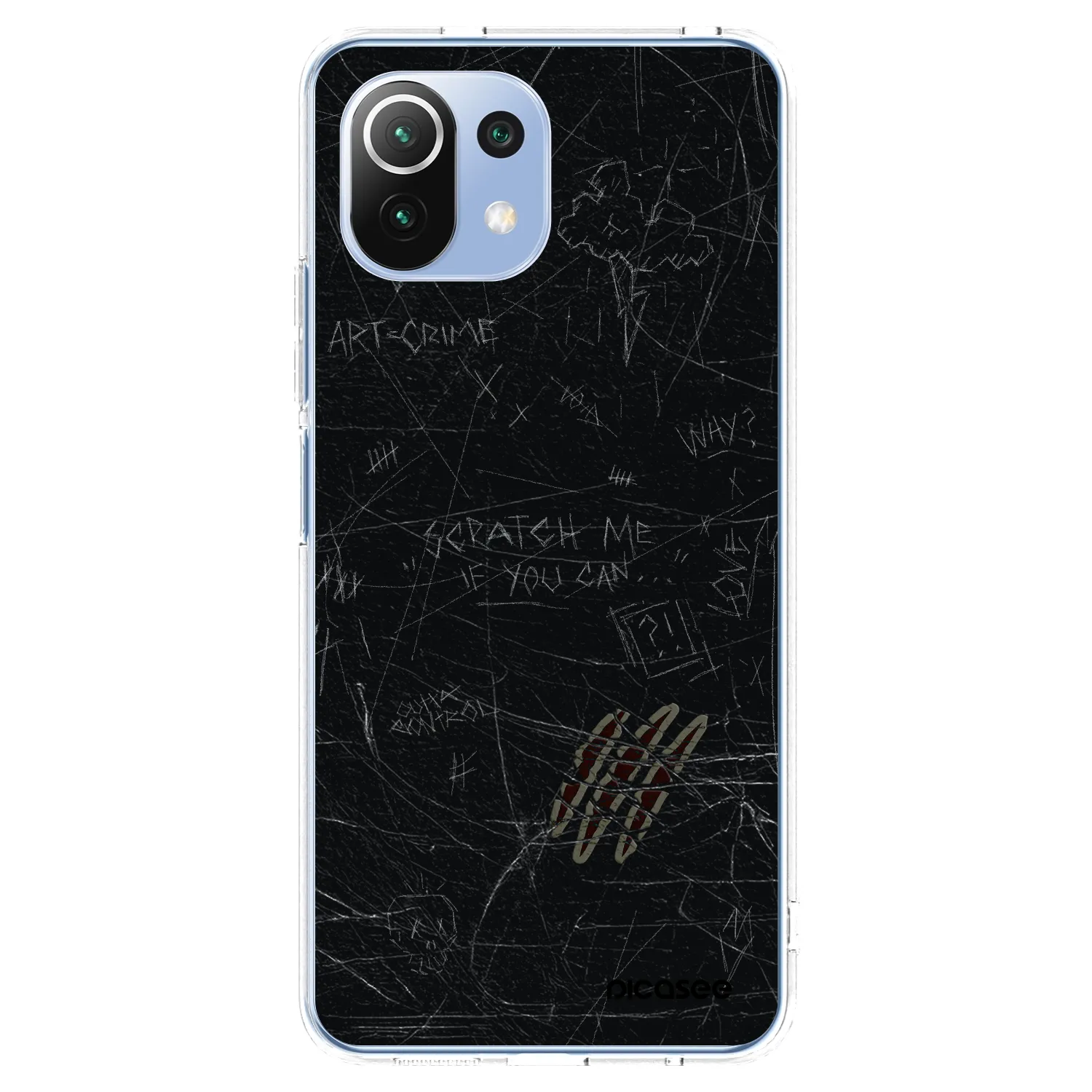 Picasee silikónový prehľadný obal pre Xiaomi Mi 11 Lite - SCRATCH