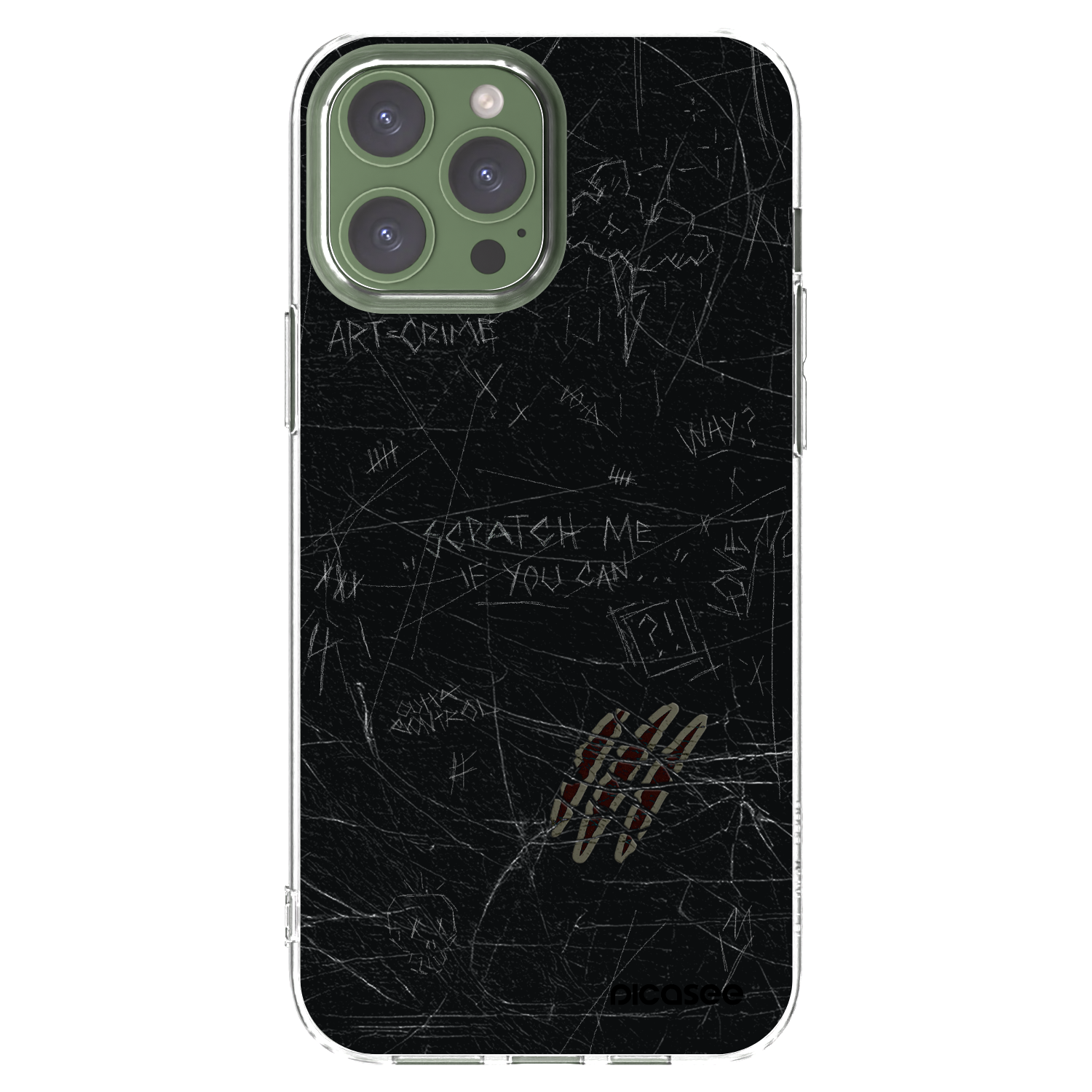 Silikónový prehľadný obal pre Apple iPhone 13 Pro Max - SCRATCH