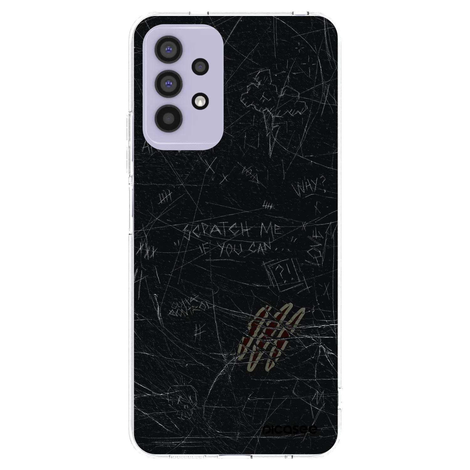 Picasee silikónový prehľadný obal pre Samsung Galaxy A32 4G SM-A325F - SCRATCH