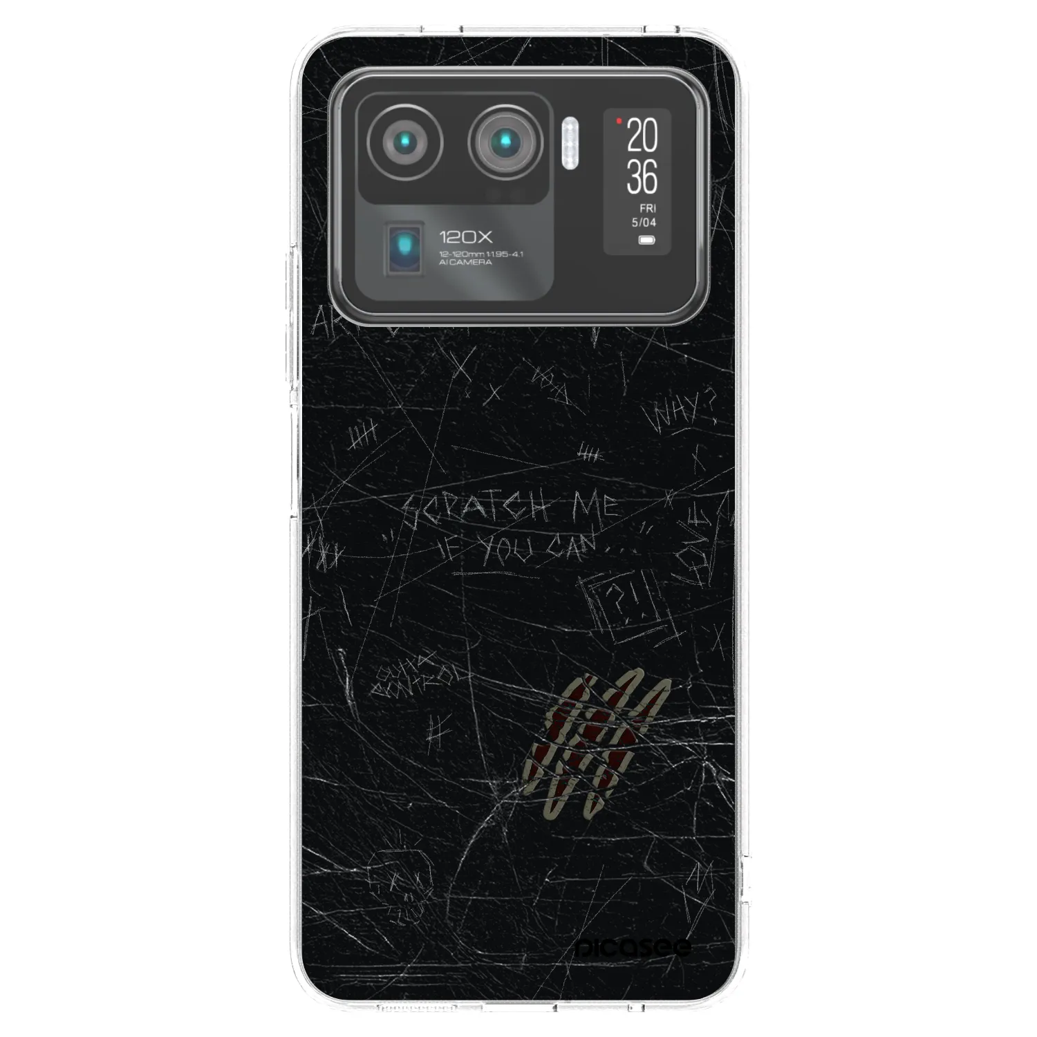 Picasee silikónový prehľadný obal pre Xiaomi Mi 11 Ultra - SCRATCH