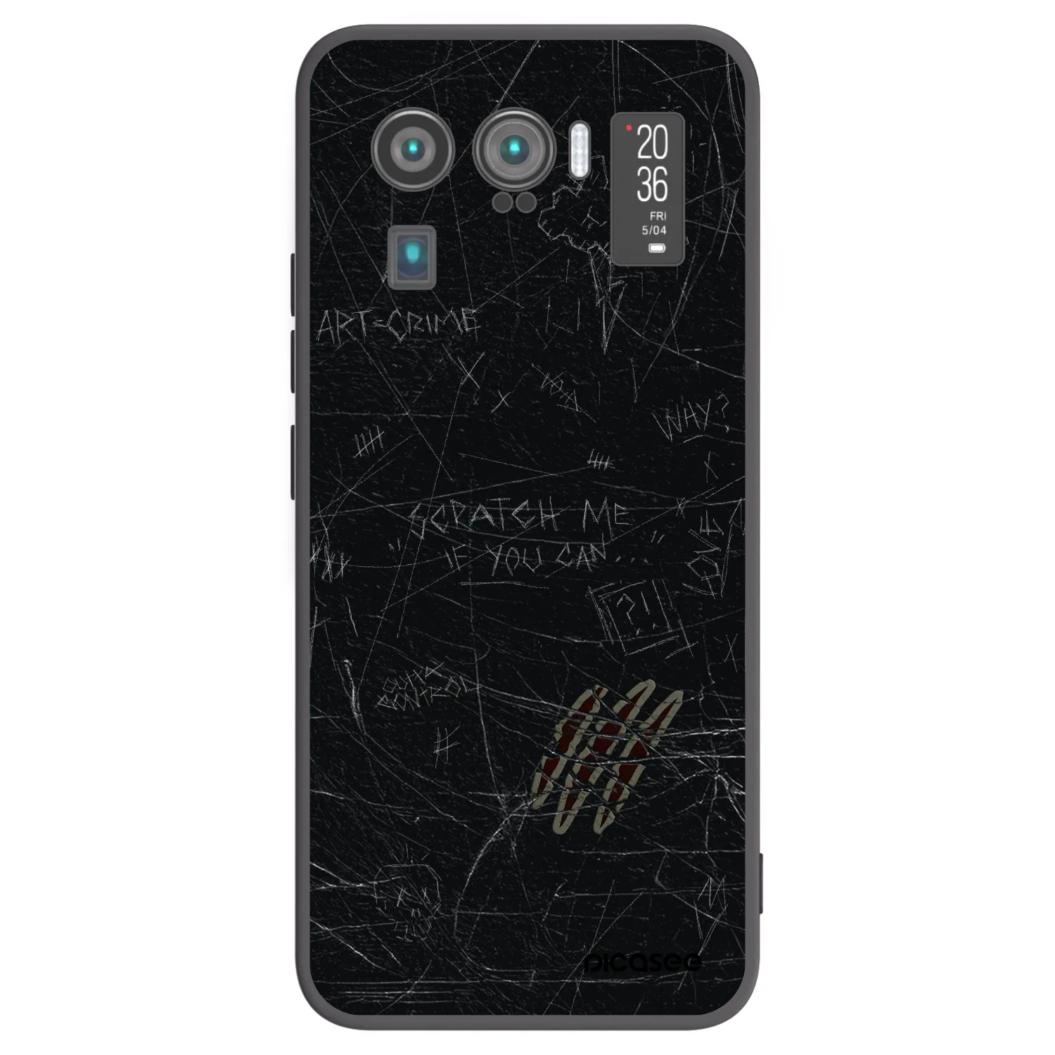 Picasee silikónový čierny obal pre Xiaomi Mi 11 Ultra - SCRATCH