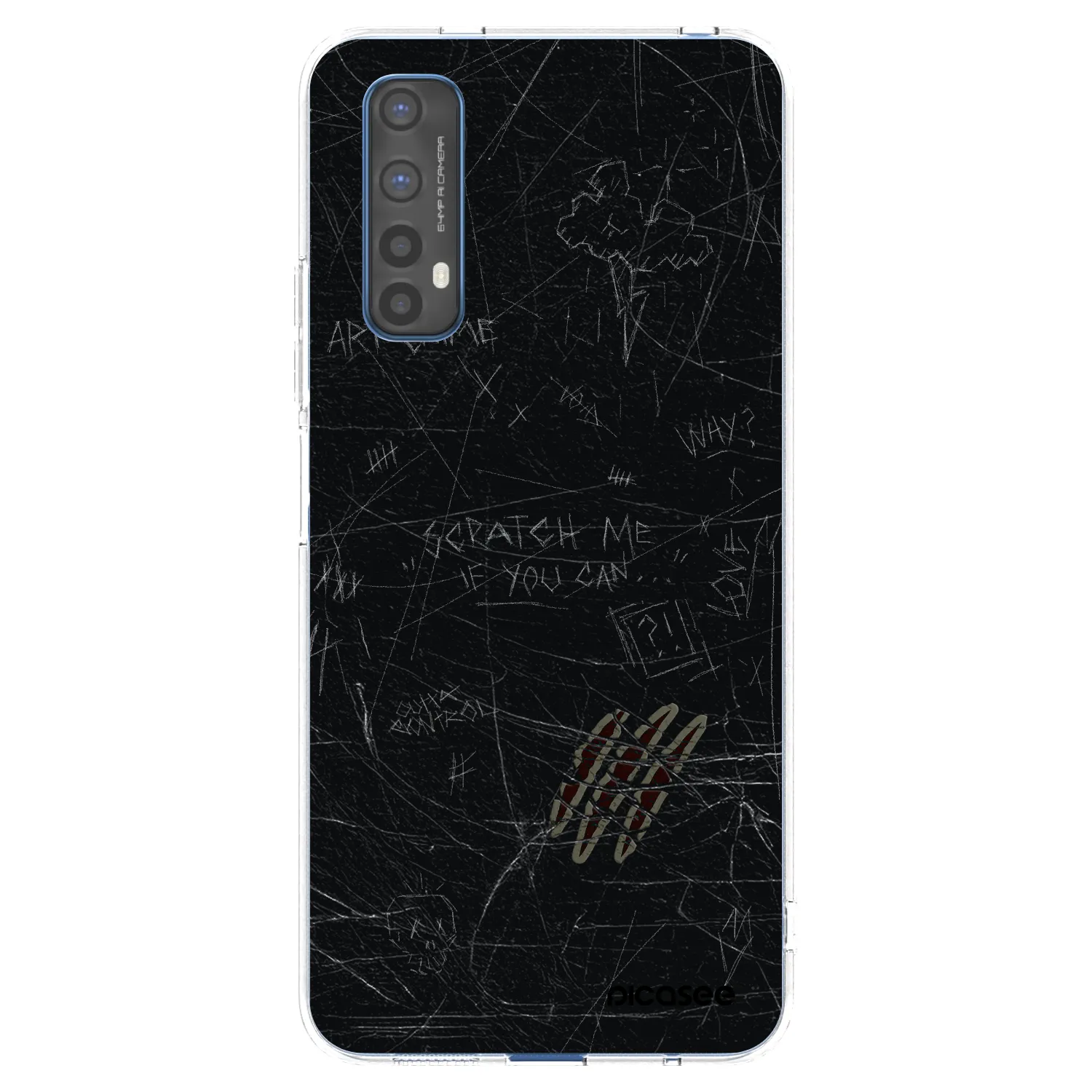 Picasee silikónový prehľadný obal pre Realme 7 - SCRATCH