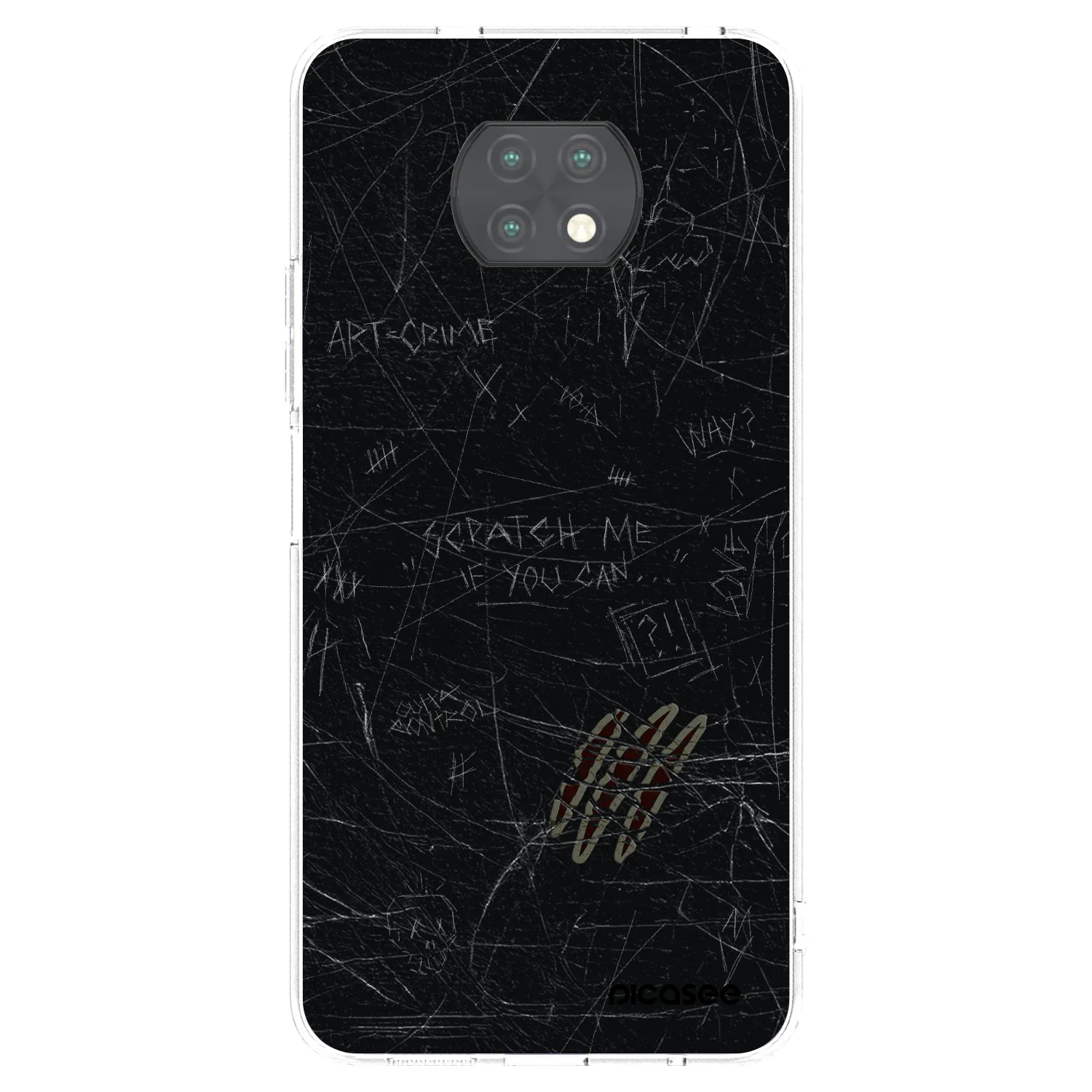 Picasee silikónový prehľadný obal pre Xiaomi Redmi Note 9T - SCRATCH