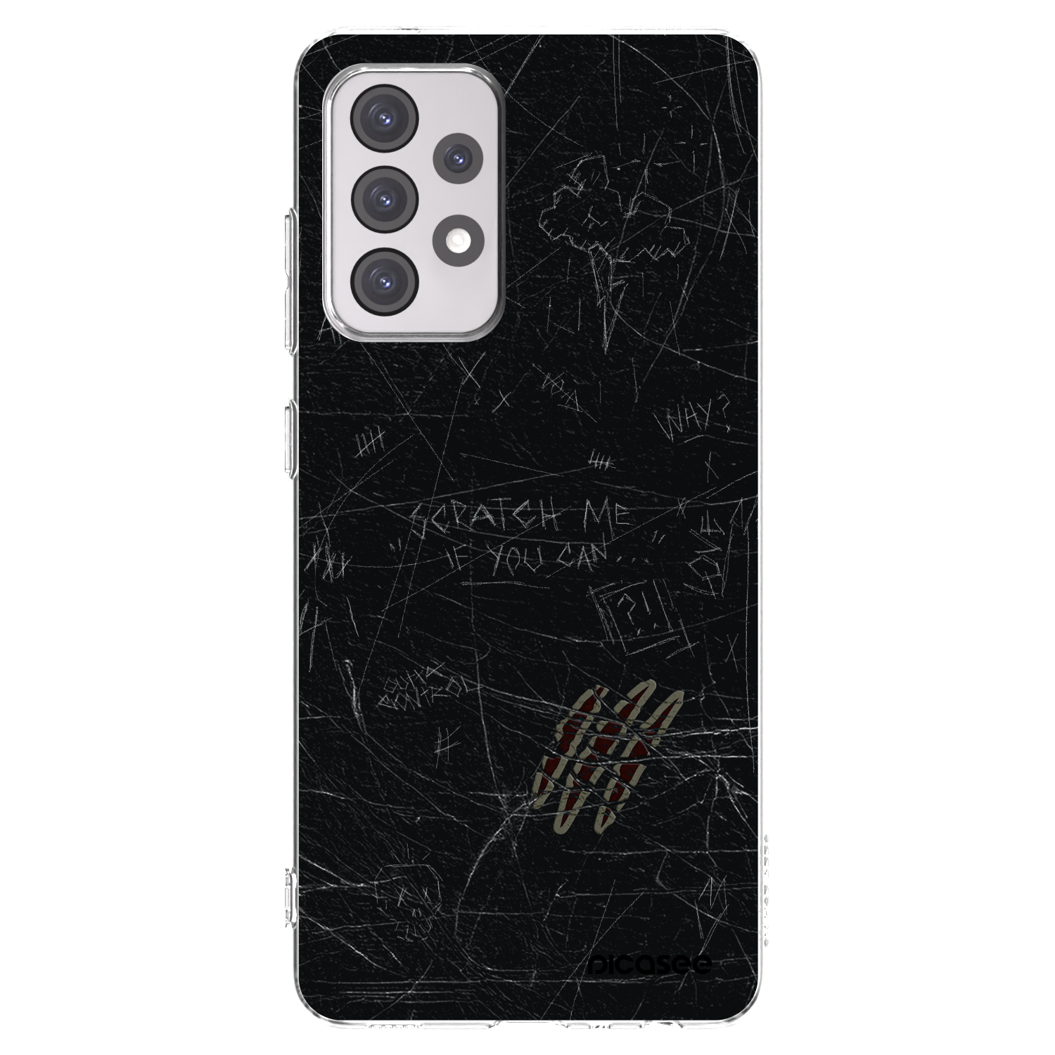 Picasee silikónový prehľadný obal pre Samsung Galaxy A52s 5G A528B - SCRATCH