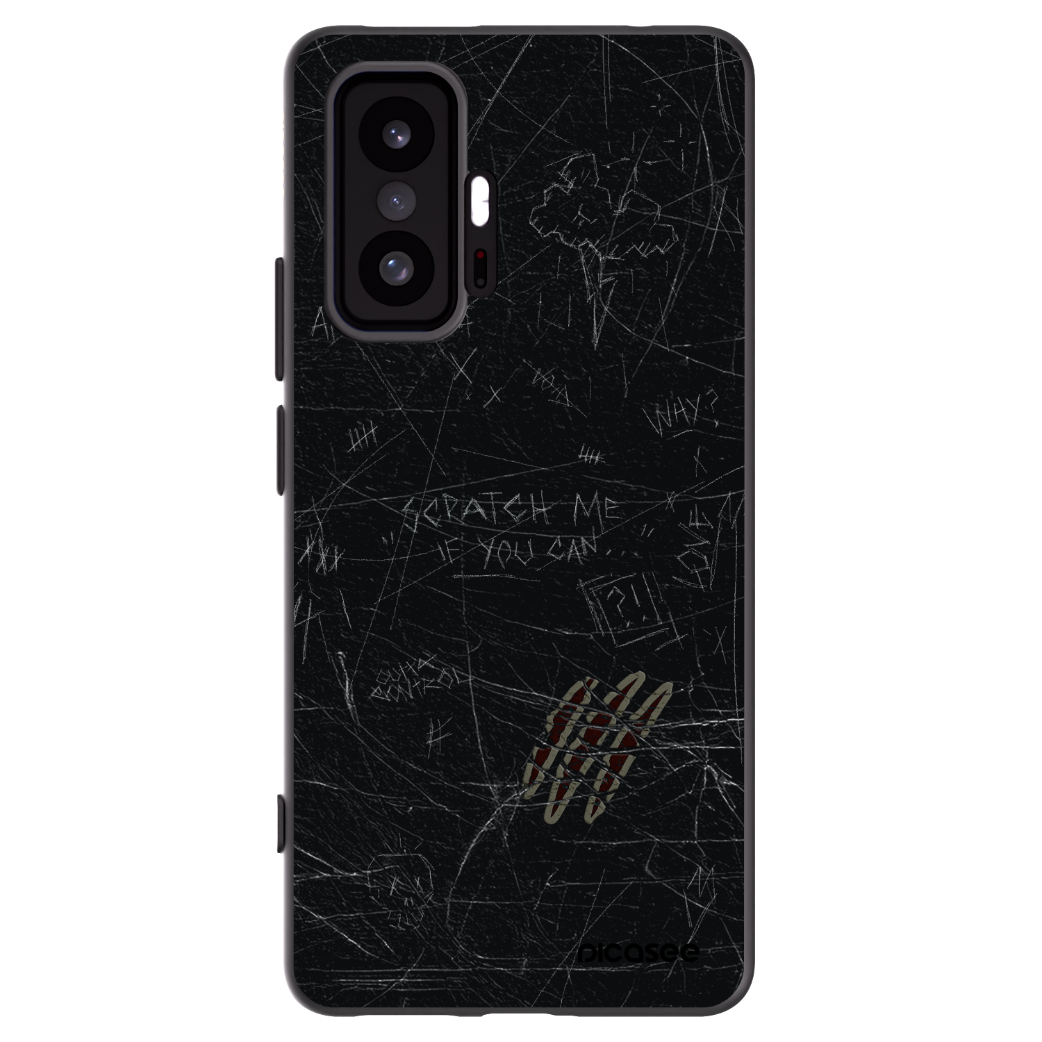 Picasee silikónový čierny obal pre Xiaomi 11T - SCRATCH