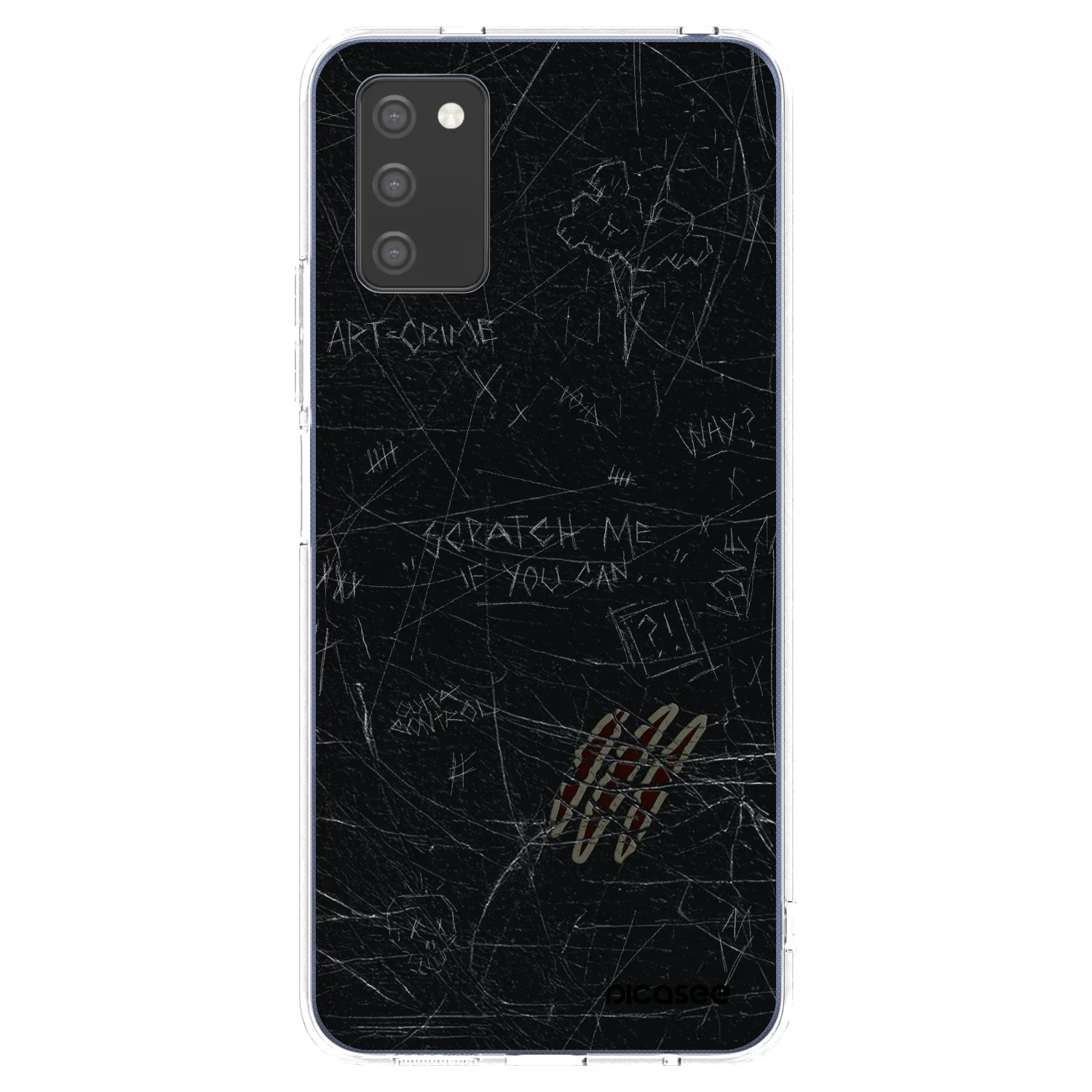 Picasee silikónový prehľadný obal pre Samsung Galaxy A03s A037G - SCRATCH