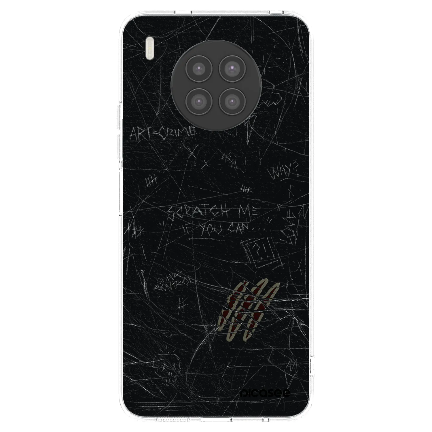 Picasee silikónový prehľadný obal pre Huawei Nova 8i - SCRATCH