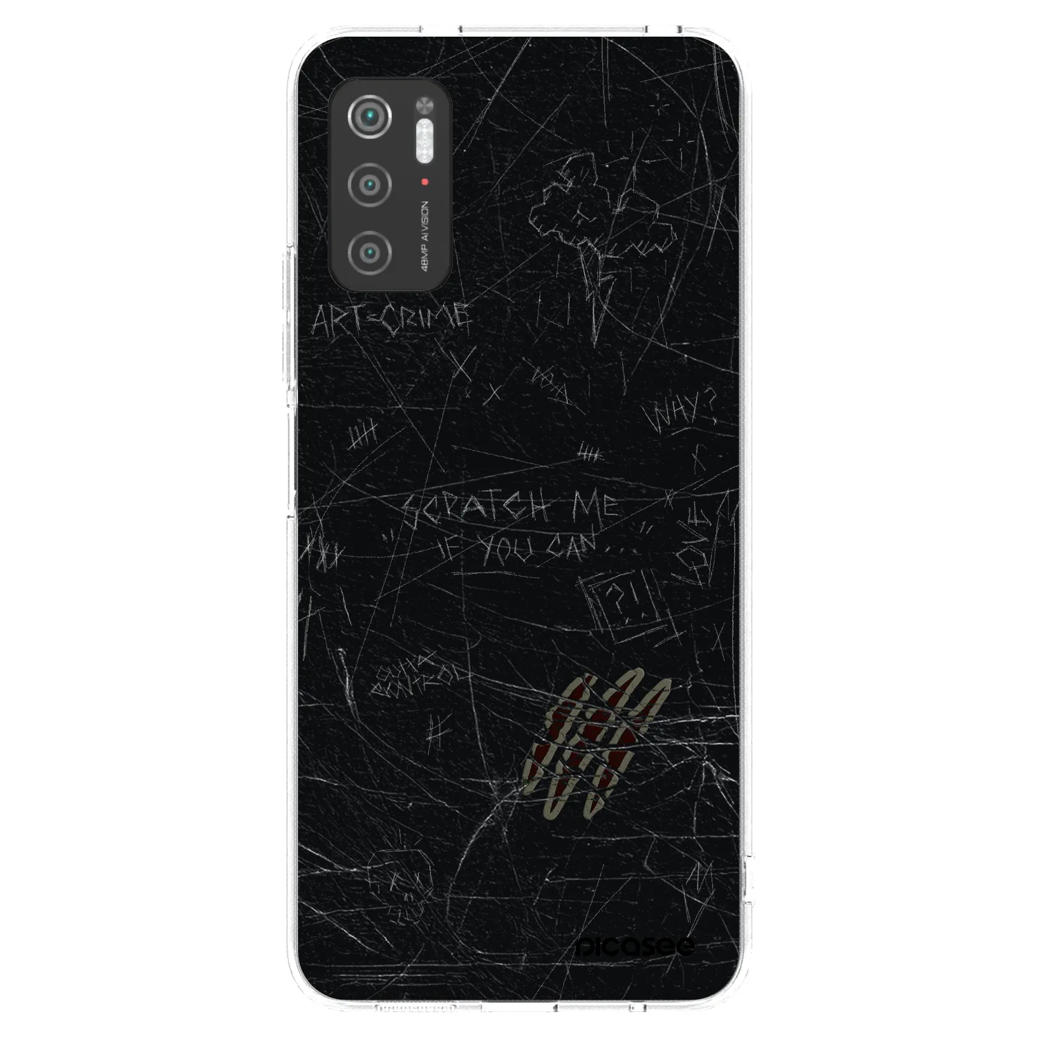 Picasee silikónový prehľadný obal pre Xiaomi Poco M3 Pro 5G - SCRATCH