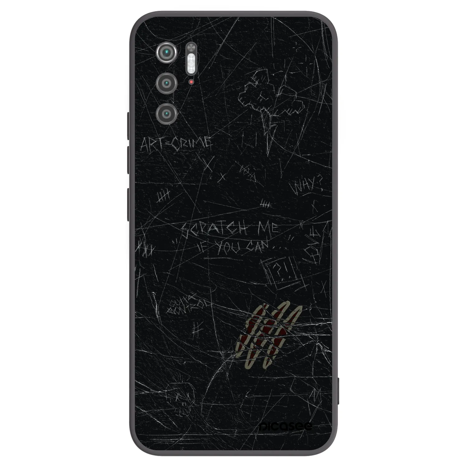 Picasee silikónový čierny obal pre Xiaomi Poco M3 Pro 5G - SCRATCH
